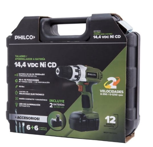 TALADRO INALAMBRICO LI14.4V NI-CD - San Vicente Construcciones