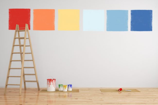 Elige los tipos de pintura adecuados para tus espacios