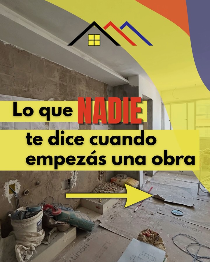 Empezar una OBRA siempre tiene sus efectos secundarios 🫠, pero no hay…